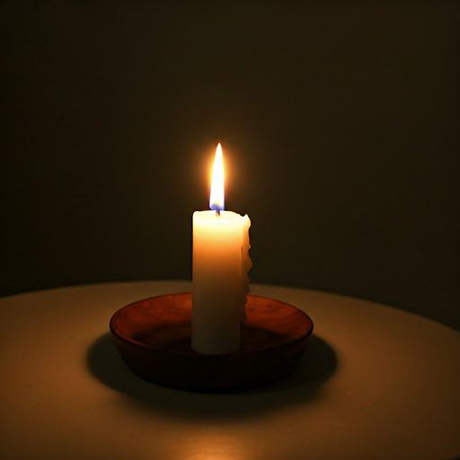 Elegante cena a la luz de las velas para dos personas
